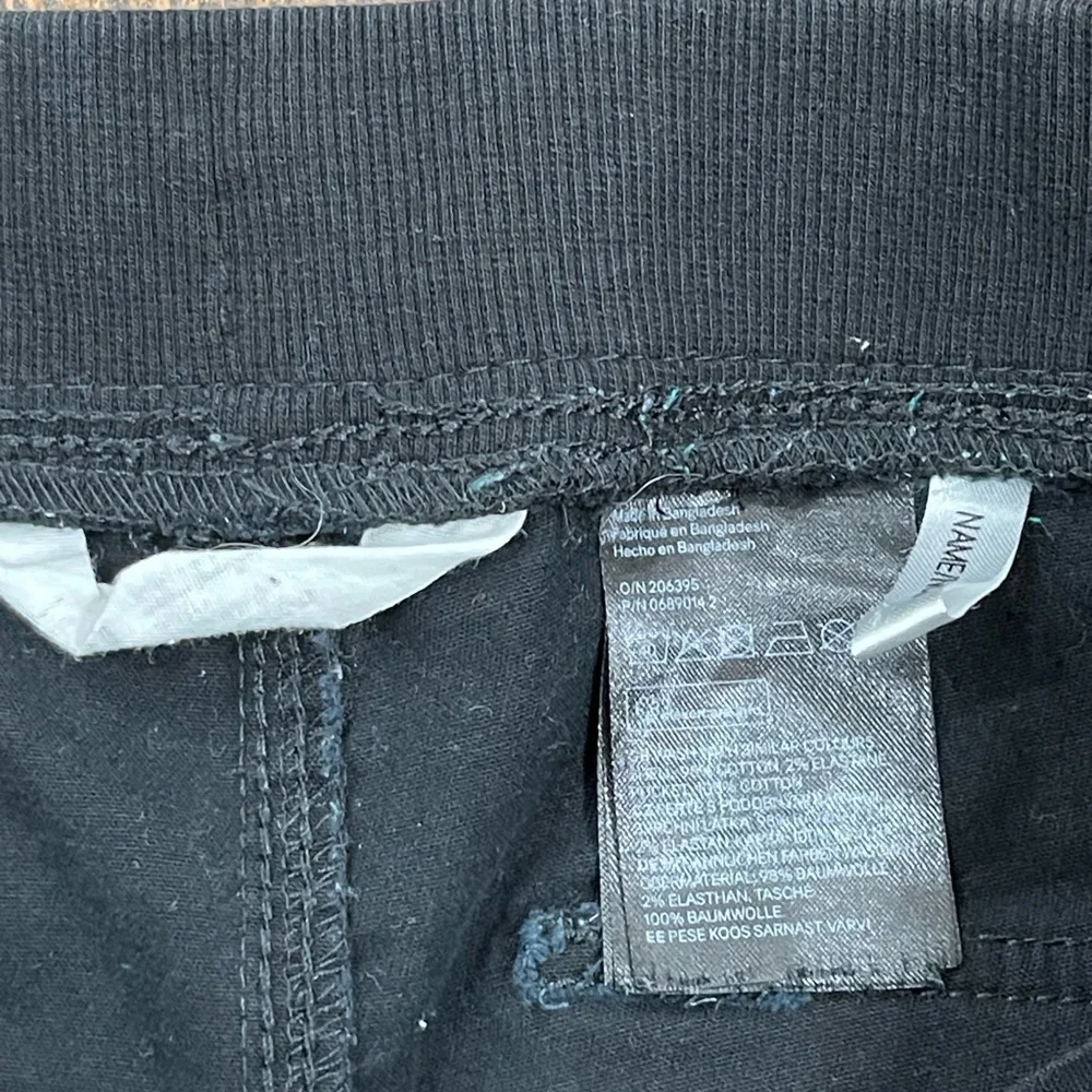 H&M boys Black Cargo Pants size 20